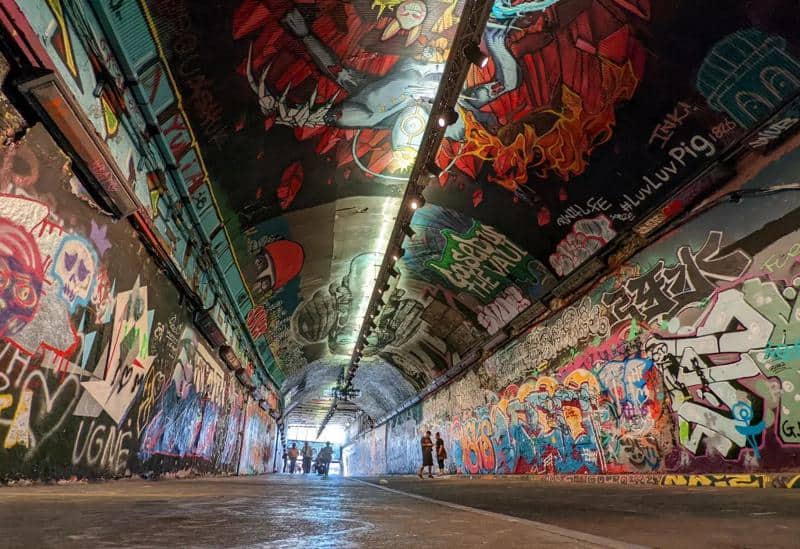 How Long is Leake Street Tunnel